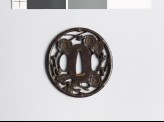Tsuba with flowering plum tree (EAX.10423)
