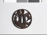 Tsuba with leaves and fruit from a tree (EAX.10439)