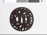 Tsuba with karigane, or flying geese (EAX.10445)