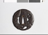 Tsuba in the form of three lotus leaves (EAX.10454)