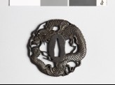 Tsuba in the form of a dragon