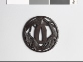 Tsuba with three flying cranes (EAX.10462)