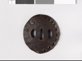 Tsuba in the form of an awabi shell