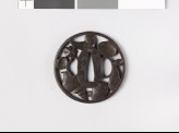 Tsuba with ten shells