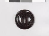 Round tsuba in the form of an aoi, or hollyhock plant (EAX.10477)