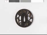 Tsuba with two aoi, or hollyhock leaves (EAX.10482)