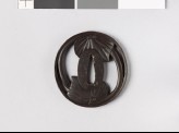 Tsuba in the form of two aoi, or hollyhock leaves (EAX.10483)