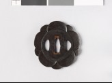 Tsuba in the form of a double plum blossom (EAX.10490)