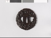 Tsuba with cherry blossoms