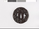 Tsuba with arrowhead plants (EAX.10495)