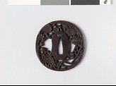 Tsuba with flowers (EAX.10500)