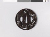 Round tsuba with takaramono, or precious things (EAX.10510)