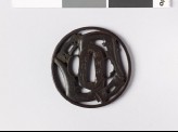 Tsuba with four parts of a Japanese saddle