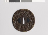 Tsuba with peonies (EAX.10536)
