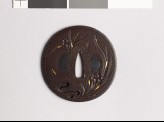 Tsuba with iris (EAX.10544)