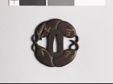 Tsuba with five nasubi, or egg fruits (EAX.10547)