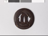 Tsuba with banana leaves (EAX.10552)