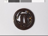 Tsuba with orchis plant (EAX.10553)