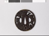 Tsuba with grape vine