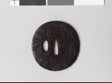 Tsuba with heraldic hawk feathers (EAX.10566)
