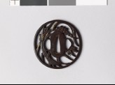 Tsuba with a bundle of rice (EAX.10568)