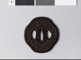 Mokkō-shaped tsuba with amariō, or rain dragons (EAX.10572)