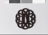 Tsuba with interlacing loops