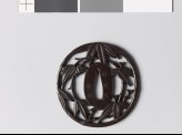 Tsuba with bamboo