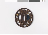 Tsuba with cherry blossoms (EAX.10590)