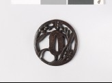 Tsuba with narcissus plant (EAX.10593)
