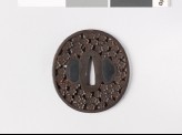 Tsuba with plum blossoms