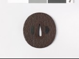 Tsuba with cherry blossoms