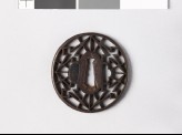 Tsuba with matsukawa-bishi, or overlapping lozenges (EAX.10663)