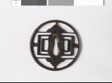 Round tsuba oblongs, half-flowers, and weights (EAX.10666)