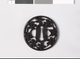 Tsuba with cherry blossoms