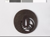 Tsuba with susuki grass and full moon