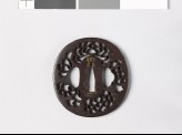 Tsuba with peony flowers (EAX.10693)