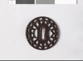 Tsuba with radiating design, possibly of cloves