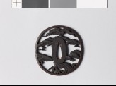 Tsuba with a pine tree