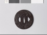 Tsuba with phoenix and sprays of paulownia (EAX.10721)