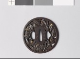 Tsuba with peony (EAX.10723)