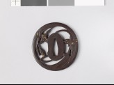 Tsuba with iris plants (EAX.10737)