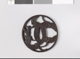 Tsuba with five dragonflies (EAX.10762)