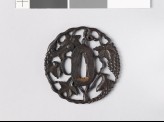 Tsuba in the form of a grape vine