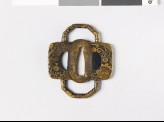 Tsuba with takaramono, or precious things