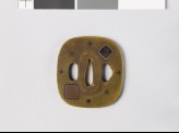 Tsuba with ishimatsu, or chequerwork