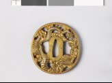Tsuba with dragon and clouds (EAX.10883)
