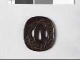 Tsuba with pine trees (EAX.10908)