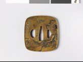 Tsuba with a mounted Tatar archer