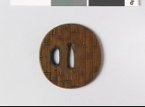 Tsuba with bamboo